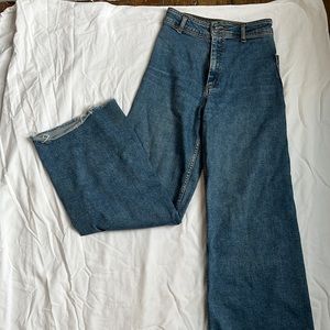 Zara marine straight pants size 4